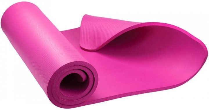 Килимок для йоги та фітнесу Power System PS-4017 NBR Fitness Yoga Mat Plus Pink (180х61х1) PS-4017_Pink фото