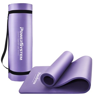 Коврик для йоги и фитнеса Power System PS-4017 NBR 180х61х1 PS-4017_Purple фото