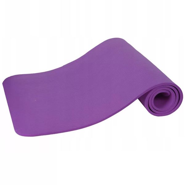 Килимок для йоги та фітнесу Power System PS-4017 NBR Fitness Yoga Mat Plus Purple (180х61х1) PS-4017_Purple фото