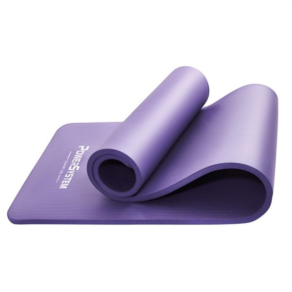 Килимок для йоги та фітнесу Power System PS-4017 NBR Fitness Yoga Mat Plus Purple (180х61х1) PS-4017_Purple фото