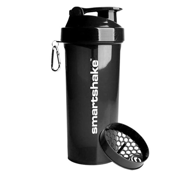 Шейкер спортивный Smartshake Lite 1000ml Glossy-Black 10611202 фото