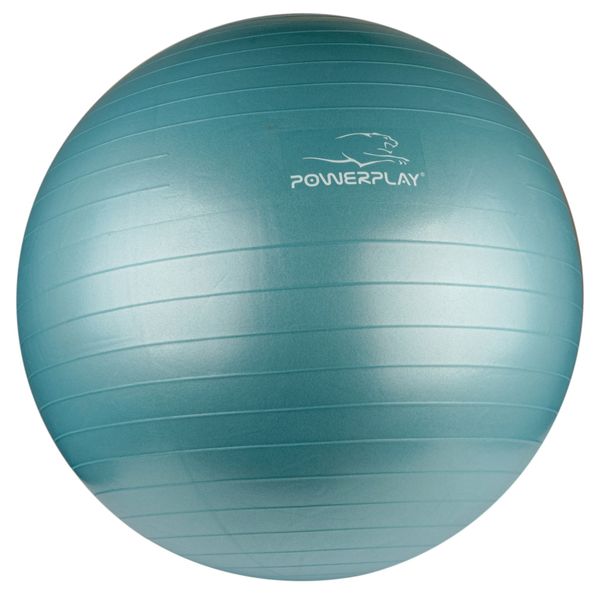 Мяч для фитнеса (фитбол) PowerPlay 4001 Ø75 cm Gymball Зеленый + насос PP_4001_75_Green фото