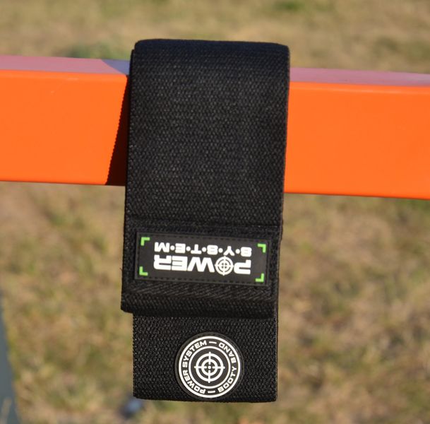 Тканева гумка для фітнесу та спорту Power System PS-4092 Booty Band LVL 2 Black/Green (d_80 см. навантаження 12-16кг.) 4092GN-0 фото