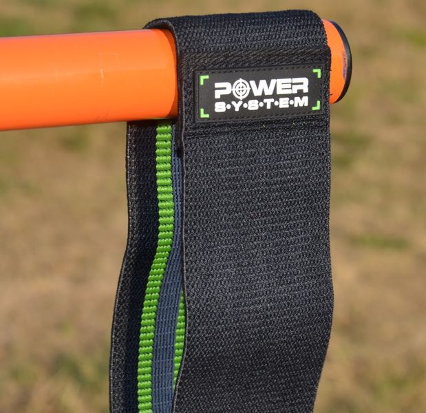 Тканева гумка для фітнесу та спорту Power System PS-4092 Booty Band LVL 2 Black/Green (d_80 см. навантаження 12-16кг.) 4092GN-0 фото