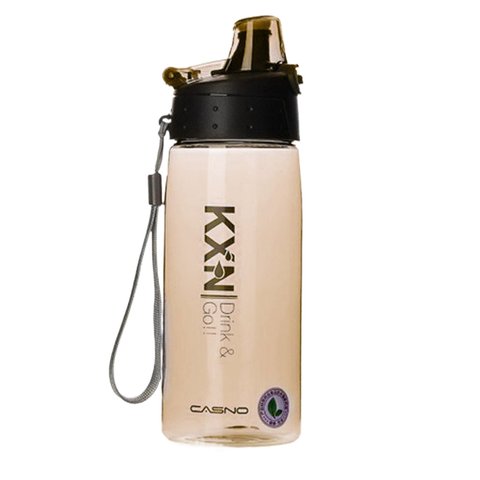 Пляшка для води CASNO 580 мл KXN-Коричнева 1179 KXN-1179_Orange фото