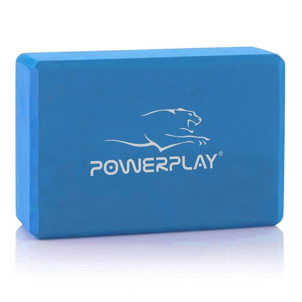 Блок для йоги 2 шт. (пара) PowerPlay 4006 Yoga Brick EVA Сині PP_4006_Blue_2in фото