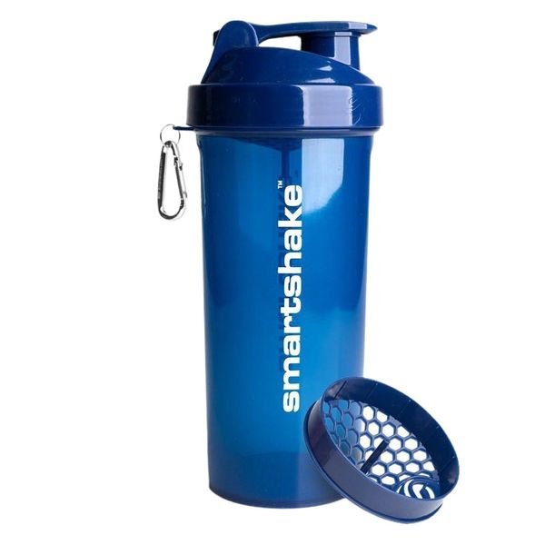 Шейкер спортивный Smartshake Lite 1000ml Glossy-Navy Blue 10611402 фото