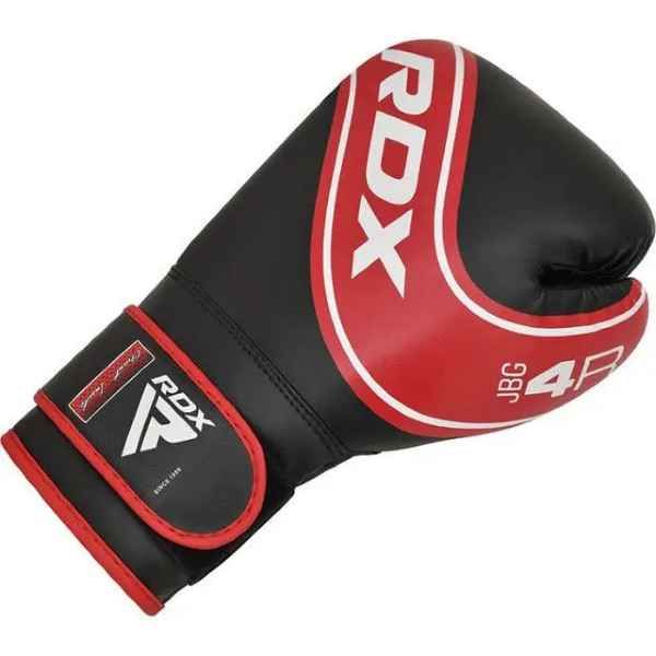 Боксерские перчатки RDX 4B Robo Kids Red/Black 6 унций (капа в комплекте) JBG-4R-6oz фото