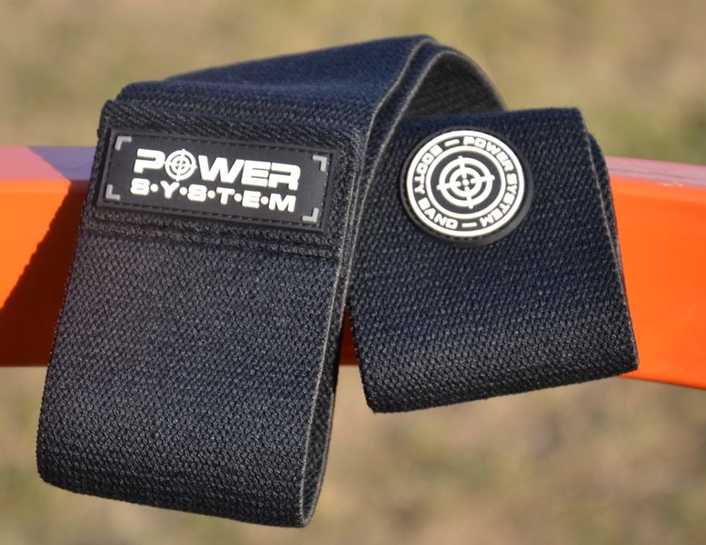 Тканевая резинка для фитнеса и спорта Power System PS-4093 Booty Band LVL 3 Black/Grey (d_94 см. 6-12кг.) 4093GR-0 фото