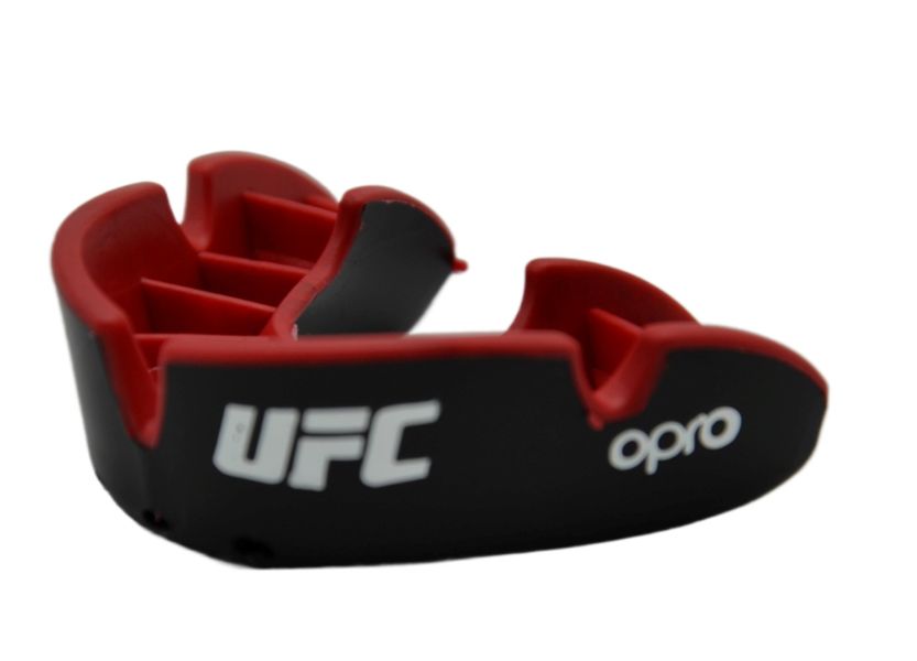 Капа OPRO Silver UFC дитяча (вік до 10) Black/Red (ufc.102515001) UFC_Jr_Silver_Bl/R фото