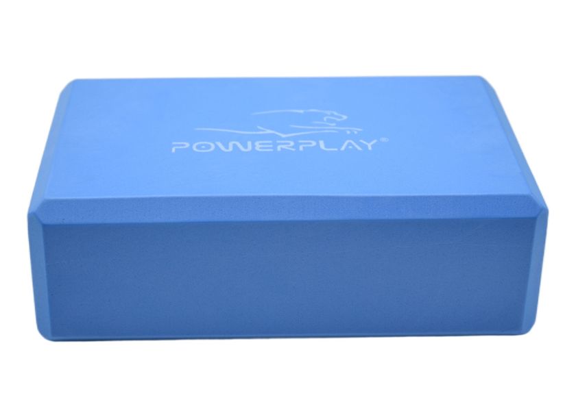 Блок для йоги 2 шт. (пара) PowerPlay 4006 Yoga Brick EVA Сині PP_4006_Blue_2in фото