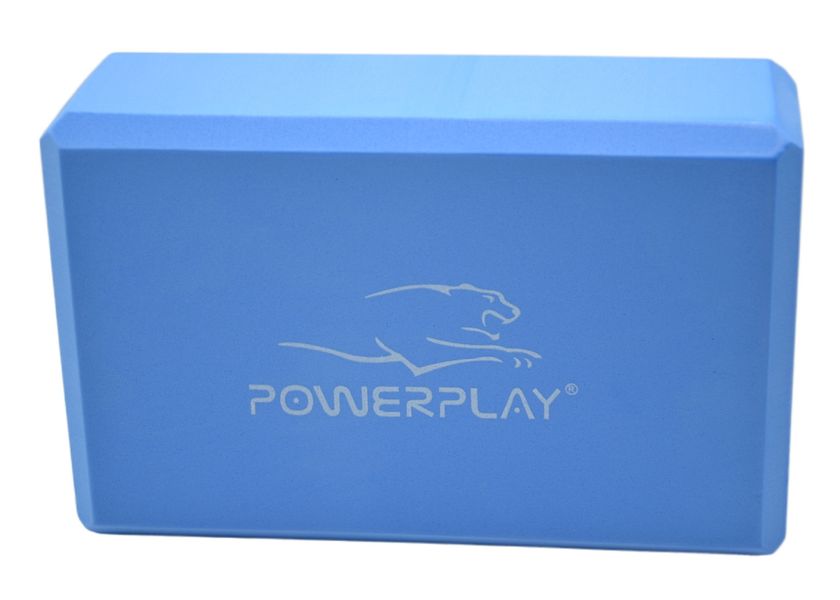 Блок для йоги 2 шт. (пара) PowerPlay 4006 Yoga Brick EVA Сині PP_4006_Blue_2in фото