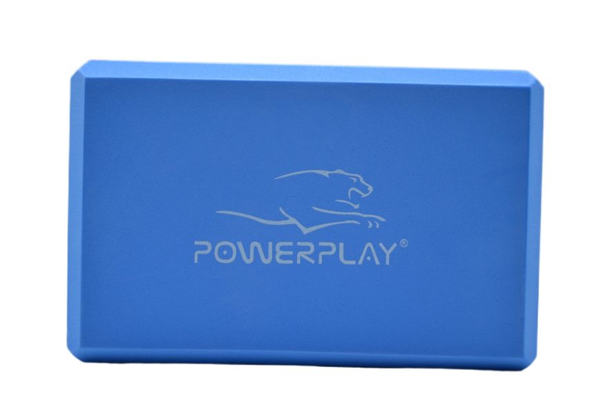 Блок для йоги 2 шт. (пара) PowerPlay 4006 Yoga Brick EVA Сині PP_4006_Blue_2in фото