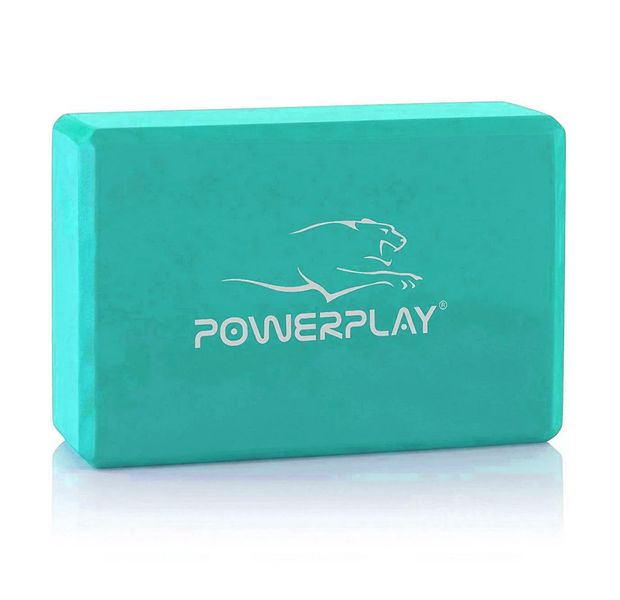 Блок для йоги 2 шт. (пара) PowerPlay 4006 Yoga Brick EVA Мятні PP_4006_Mint_2in фото