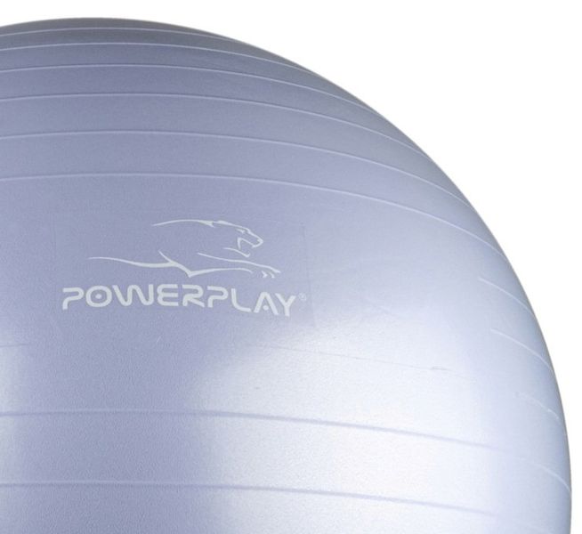 Мяч для фитнеса (фитбол) PowerPlay 4001 Ø75 cm Gymball Sky Blue + насос PP_4001_75_Sky_Blue фото