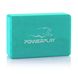 Блок для йоги 2 шт. (пара) PowerPlay 4006 Yoga Brick EVA Мятні PP_4006_Mint_2in фото 2