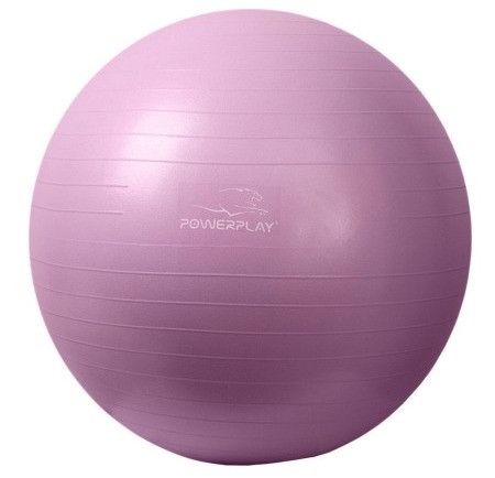 Мяч для фитнеса (фитбол) PowerPlay 4001 Ø75 cm Gymball Фиолетовый + насос PP_4001_75_Voilet фото