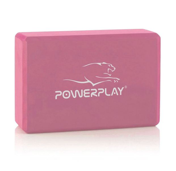 Блоки для йоги 2шт. (пара) PowerPlay 4006 Yoga Brick EVA Розовые PP_4006_Pink_2in фото