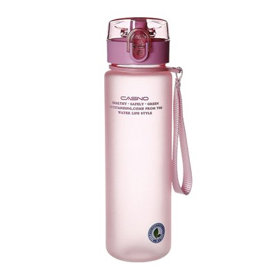 Бутылка для воды CASNO 850 мл KXN-1183 Розовая KXN-1183_Pink фото