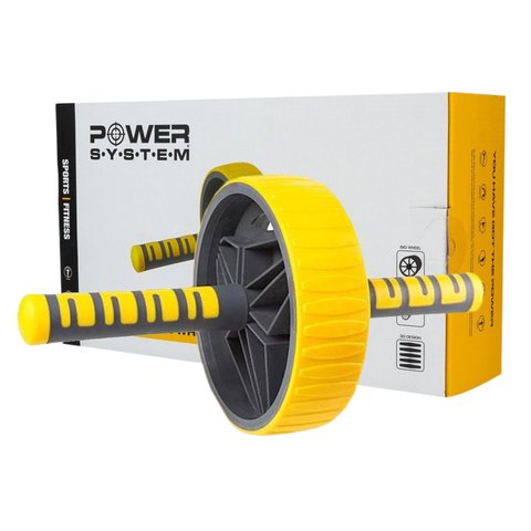 Колесо для преса Power System PS-4034 Multi-core AB Wheel Yellow PS-4034_Yellow-Grey фото