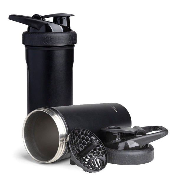 Шейкер спортивний SmartShake металевий Insulated Steel 750ml Black (Original) 11152001 фото