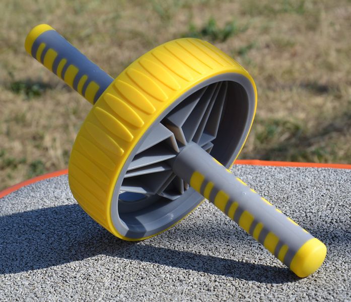 Колесо для пресса Power System PS-4034 Multi-core AB Wheel Yellow PS-4034_Yellow-Grey фото