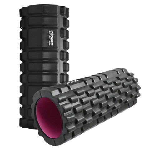 Масажний ролик (ролер) Power System PS-4050 Fitness Foam Roller Black/Pink (33x15см.) 4050PI-0 фото
